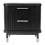 Sophia Bedside Table - Black