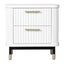 Sophia Bedside Table - White