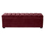 Soho Storage Bench Ottoman - Wine