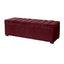 Soho Storage Bench Ottoman - Wine