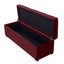 Soho Storage Bench Ottoman - Wine
