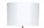 Abbey Table Drum Shade - White