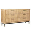 Sophia Oak 6 Drawer Chest - Natural