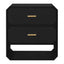 Anderson 2 Drawer Chest - Black