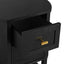 Theodore Bedside Table - Small Black