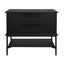 Aimee Bedside Table - Large All Black