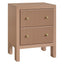 Ariana Bedside Table - Small Mocha Mousse