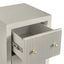 Ariana Bedside Table - Petite Grey