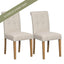 Penelope Dining Chair Set of 2 - Taupe - OUTLET NSW