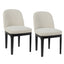 Jamie Black Dining Chair Set of 2 - Natural