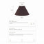 Anya Pleated Empire Shade - Small Espresso