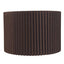 Nina Pleated Drum Shade - Medium Espresso