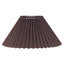 Anya Pleated Empire Shade - Medium Espresso