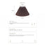 Anya Pleated Empire Shade - Medium Espresso