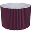 Nina Pleated Drum Shade - Medium Plum