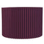 Nina Pleated Drum Shade - Medium Plum