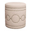 Bradshaw Round Storage Stool - Fawn Linen