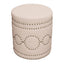 Bradshaw Round Storage Stool - Fawn Linen