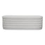 Demi Storage Bench Ottoman - Ecru Linen