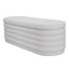 Demi Storage Bench Ottoman - Ecru Linen