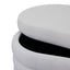 Demi Storage Bench Ottoman - Ecru Linen