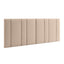 Bronx 277x130cm Queen Bedhead - Beige