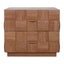 Desmond 57x51cm 2 Drawer Bedside Table