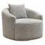 Kira Swivel Arm Chair - Speckle Brown