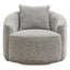 Kira Swivel Arm Chair - Speckle Brown
