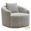 Kira Swivel Arm Chair - Speckle Brown
