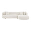 Greenwich Modular 3 Seater Sofa w Right Chaise - Off White