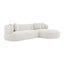Greenwich Modular 3 Seater Sofa w Right Chaise - Off White
