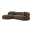 Greenwich Modular 3 Seater Sofa w Left Chaise - Espresso