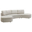 Oriel Modular 5 Seater Sofa - Speckle Brown Boucle