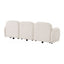 Ramona Modular 3 Seater Sofa - Speckle Ivory