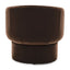 Avenue Arm Chair - Chocolate Velvet