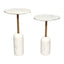 Solada Marble Cocktail Table - Small White