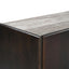 Edwin River Brown Marble Entertainment Unit - Dark Walnut