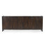 Edwin River Brown Marble Buffet - Dark Walnut