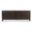 Edwin River Brown Marble Buffet - Dark Walnut