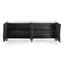 Edwin River Brown Marble Buffet - Dark Walnut
