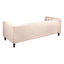 Tuxedo 3 Seater Tufted Sofa - Fawn Linen