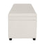 Soho Storage Bench Ottoman - Ecru