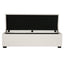 Soho Storage Bench Ottoman - Ecru