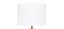 Camille Table Drum Shade - White