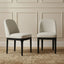 Jamie Black Dining Chair Set of 2 - Natural