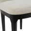 Jamie Black Dining Chair Set of 2 - Natural
