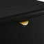 Lina Bedside Table - Black