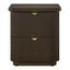Lina Bedside Table - Smoked Oak