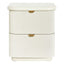 Lina Bedside Table - Ivory